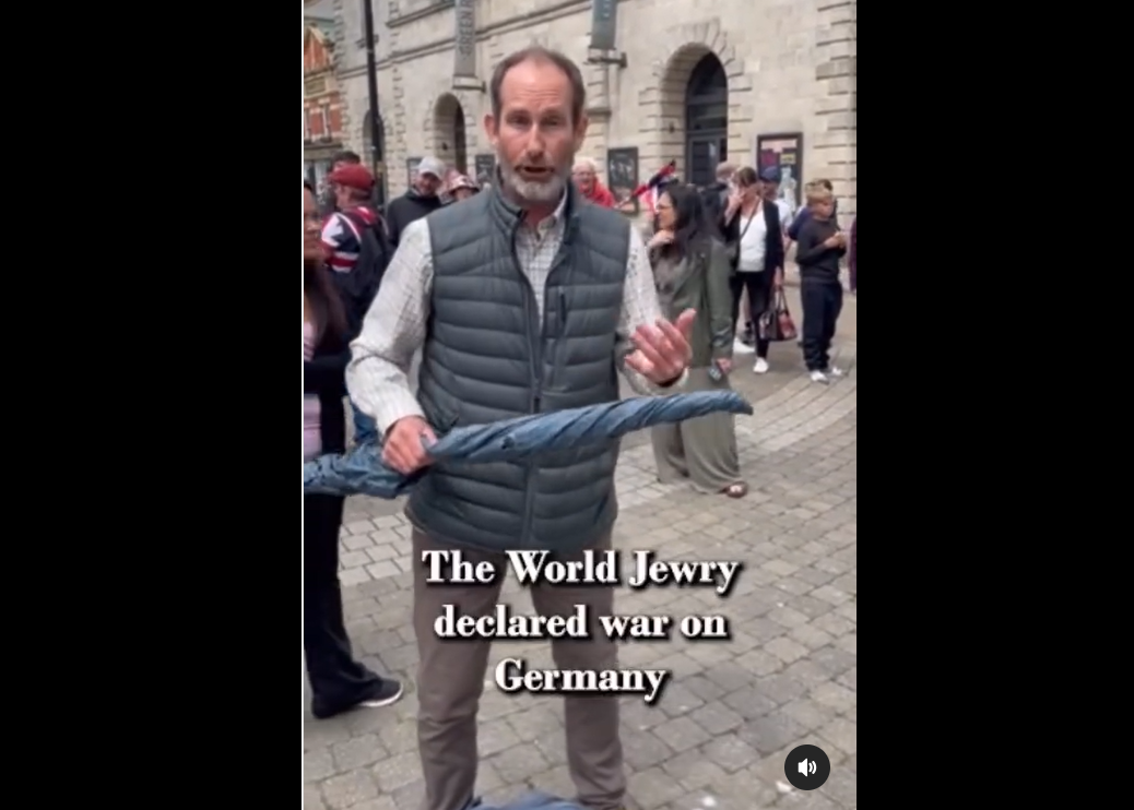 Councillor’s blatant antisemitic rant at “Great British Strike” event Councillor’s blatant antisemitic rant at “Great British Strike” event