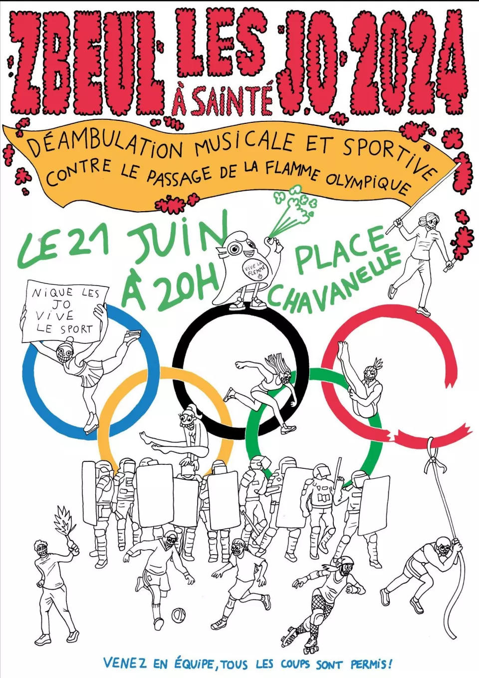 Paris Olympics protests: “A concrete mixer for tourists and speculation” Paris Olympics protests: “A concrete mixer for tourists and speculation”